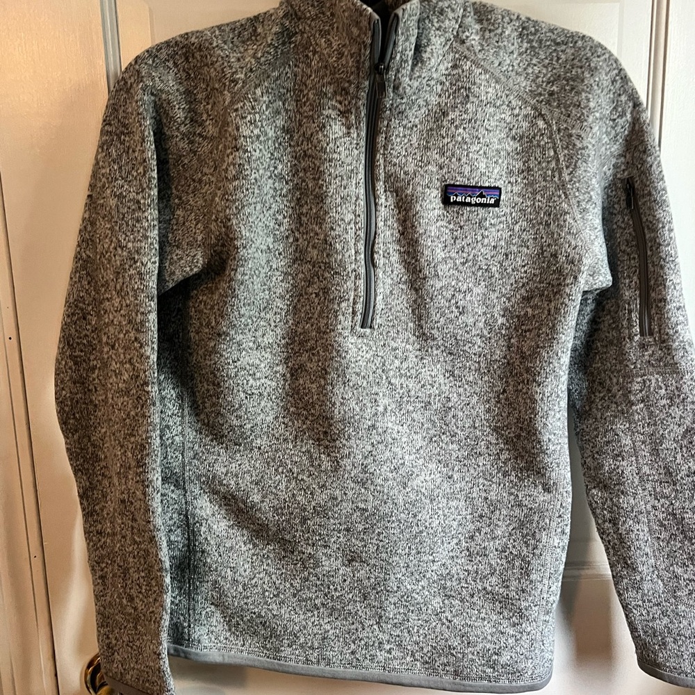 Patagonia Gray Quarter-Zip Sweatshirt